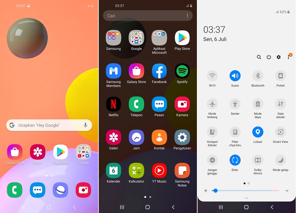 Mode Gelap Di Samsung Galaxy A11